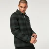 Fashion Alpine Plaid Reversible Jacket Herre Yttertoy