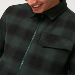 Fashion Alpine Plaid Reversible Jacket Herre Yttertoy