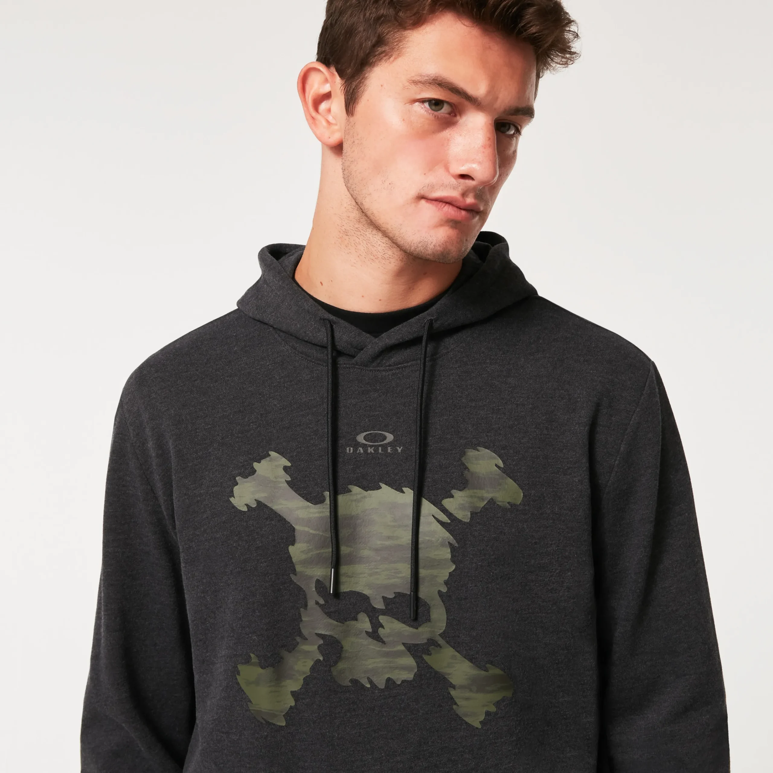 Online Camo Skull Pullover Hoodie Herre Gensere Og Hettegensere