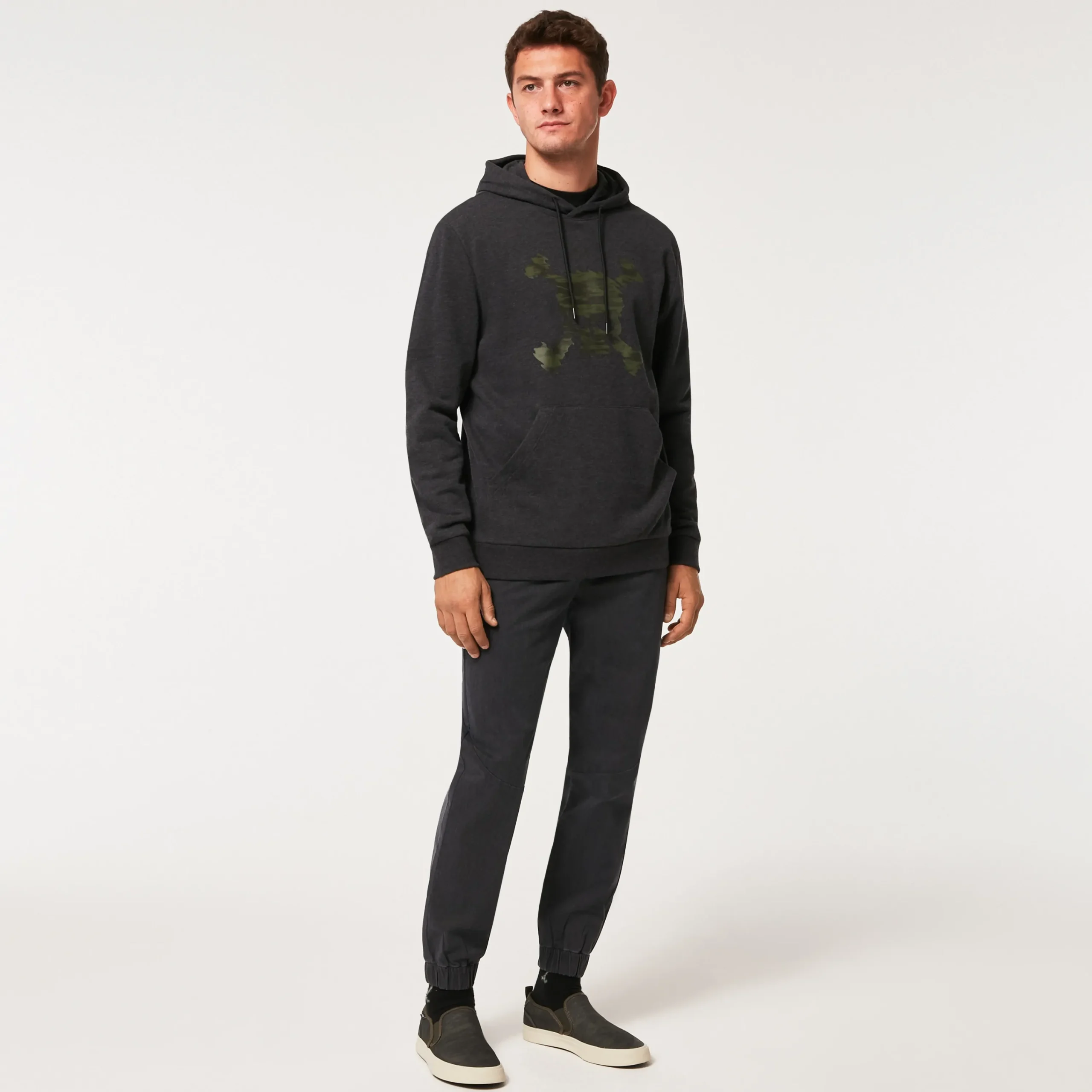 Online Camo Skull Pullover Hoodie Herre Gensere Og Hettegensere