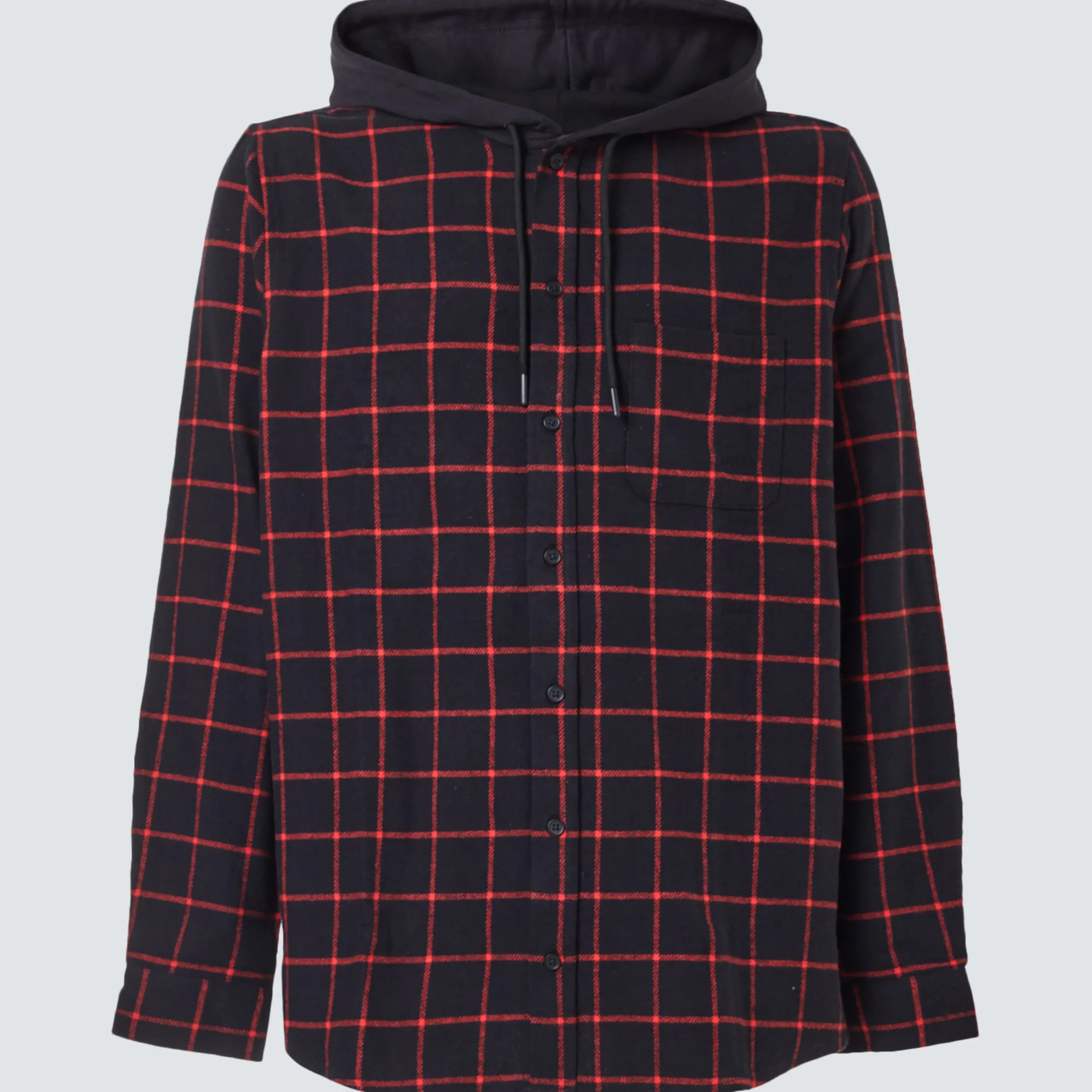 Cheap Hooded Button Down Herre T-Skjorter