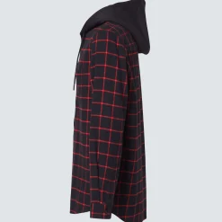 Cheap Hooded Button Down Herre T-Skjorter