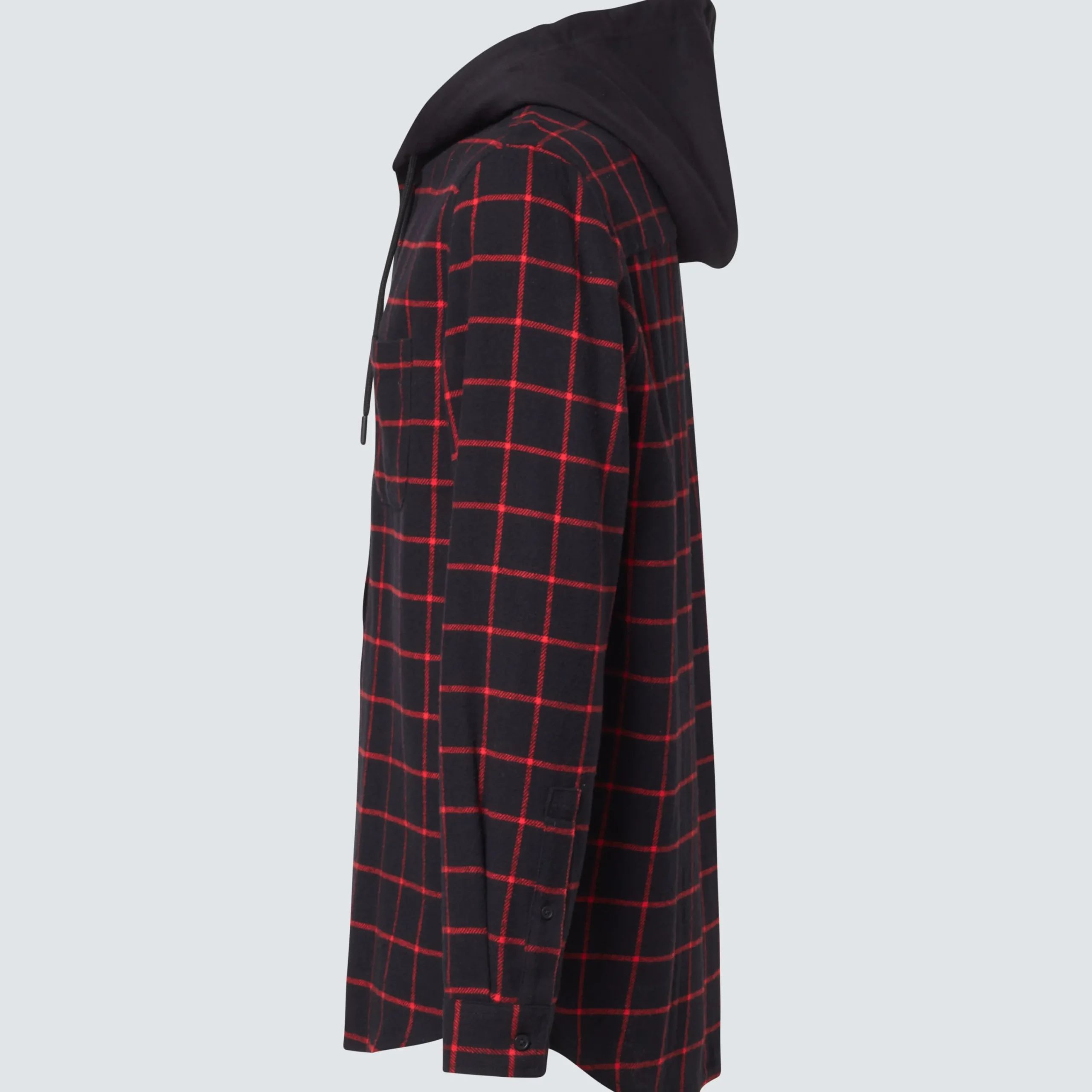Cheap Hooded Button Down Herre T-Skjorter