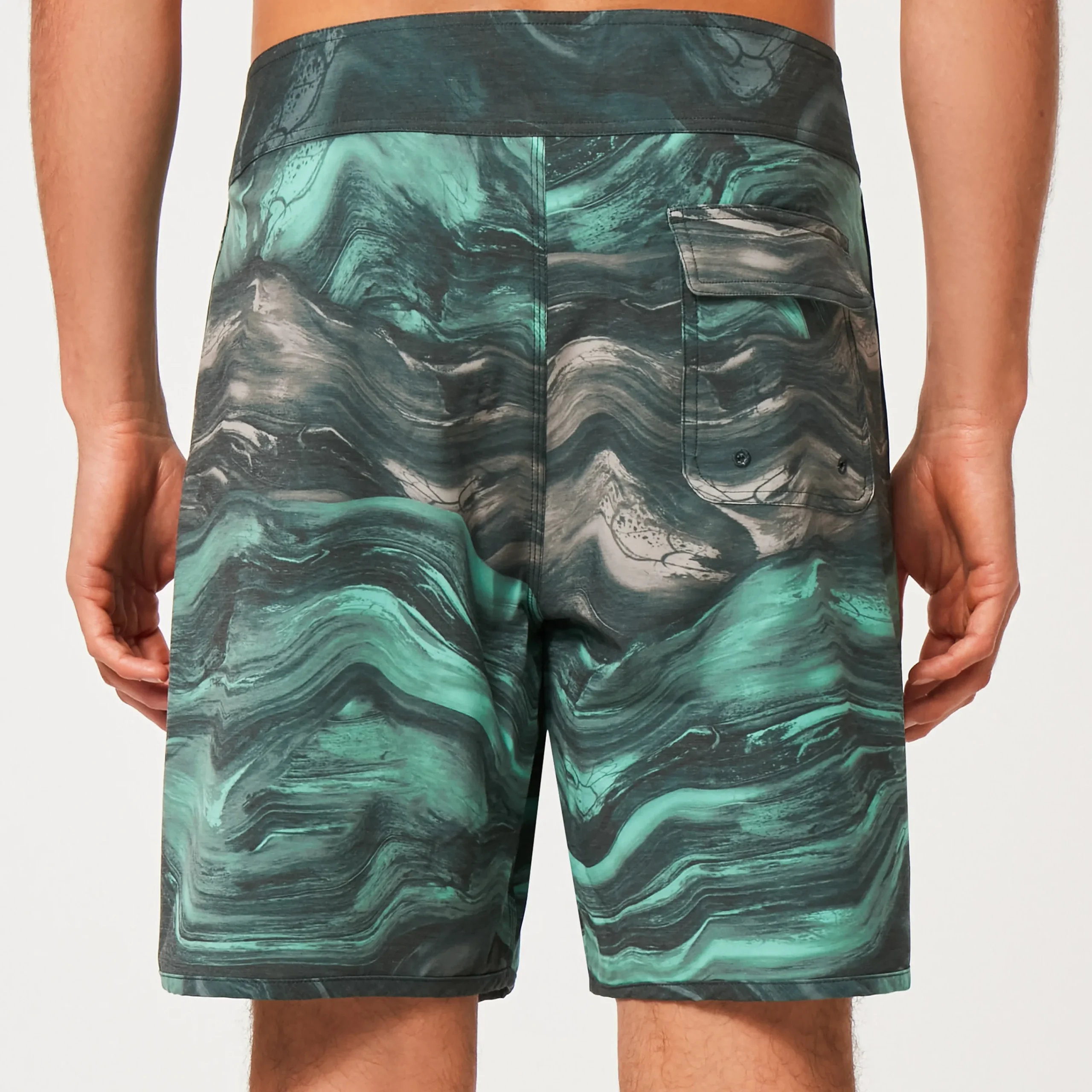 Flash Sale Marble Swirl 19" Boardshort Herre Surfeshorts