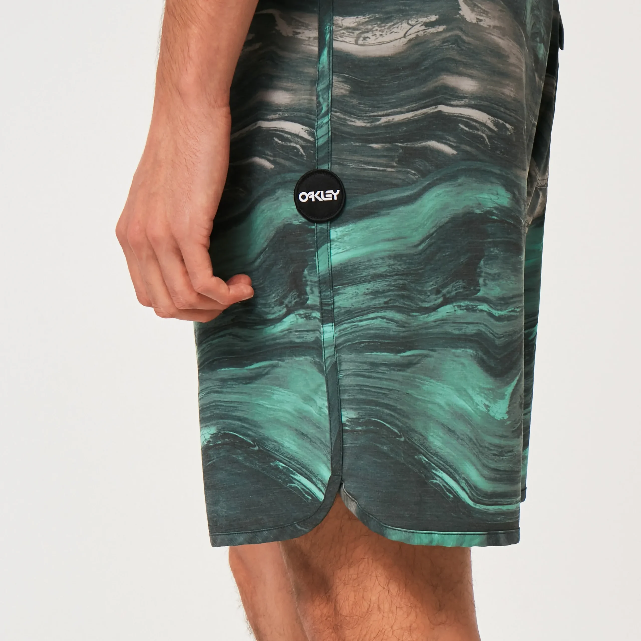 Flash Sale Marble Swirl 19" Boardshort Herre Surfeshorts