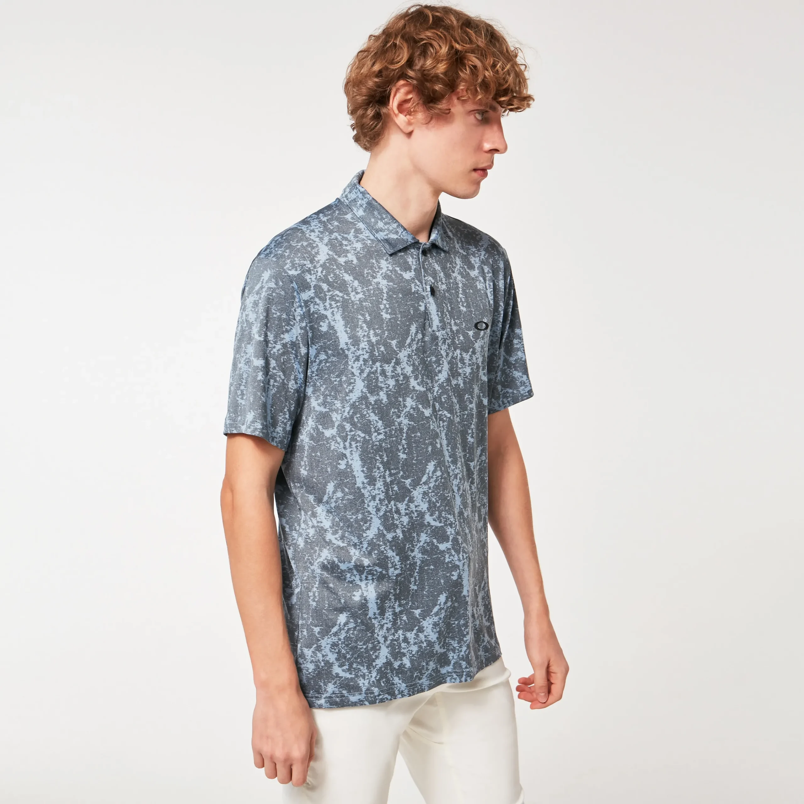 Outlet Marble Jaquard Herre Poloskjorter