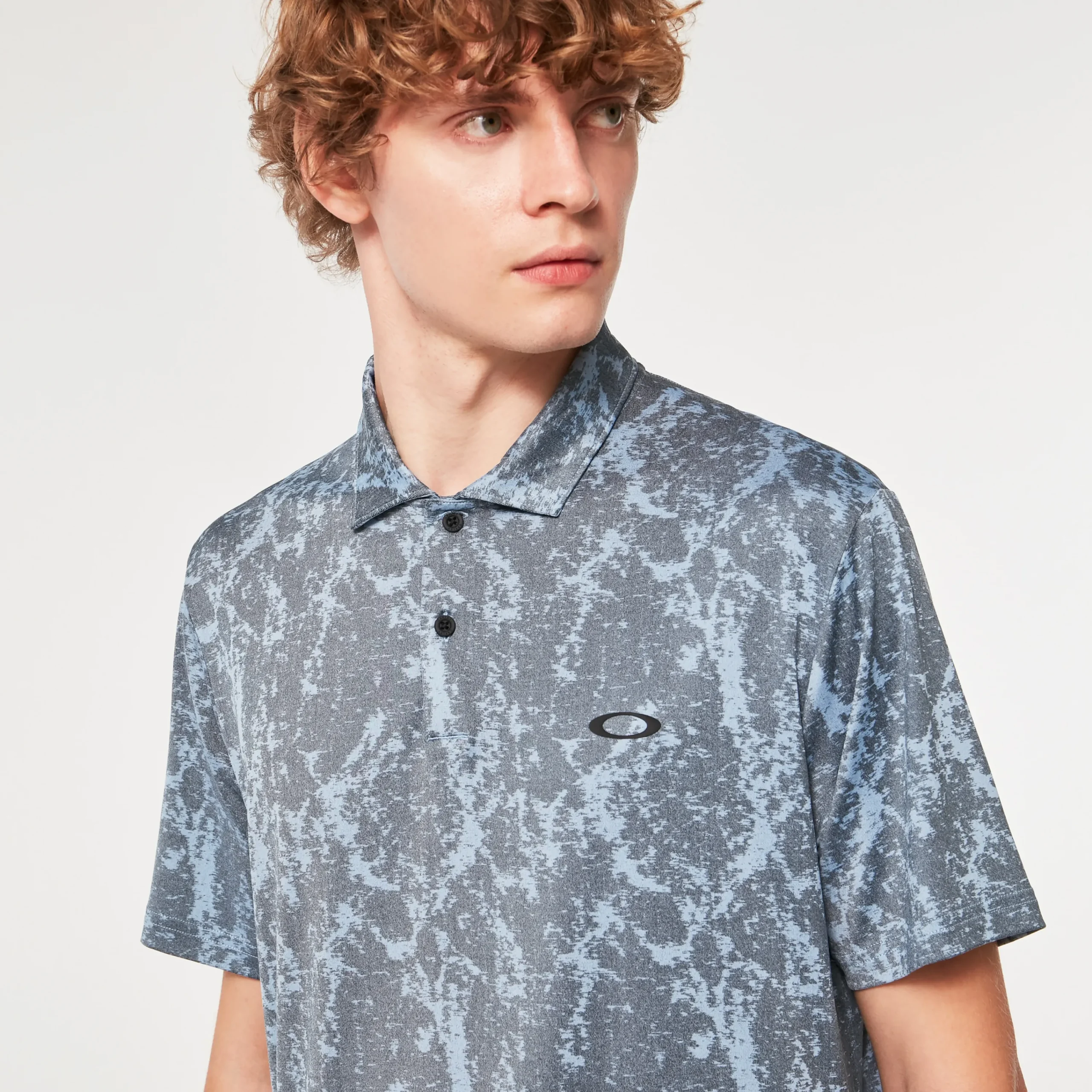 Outlet Marble Jaquard Herre Poloskjorter