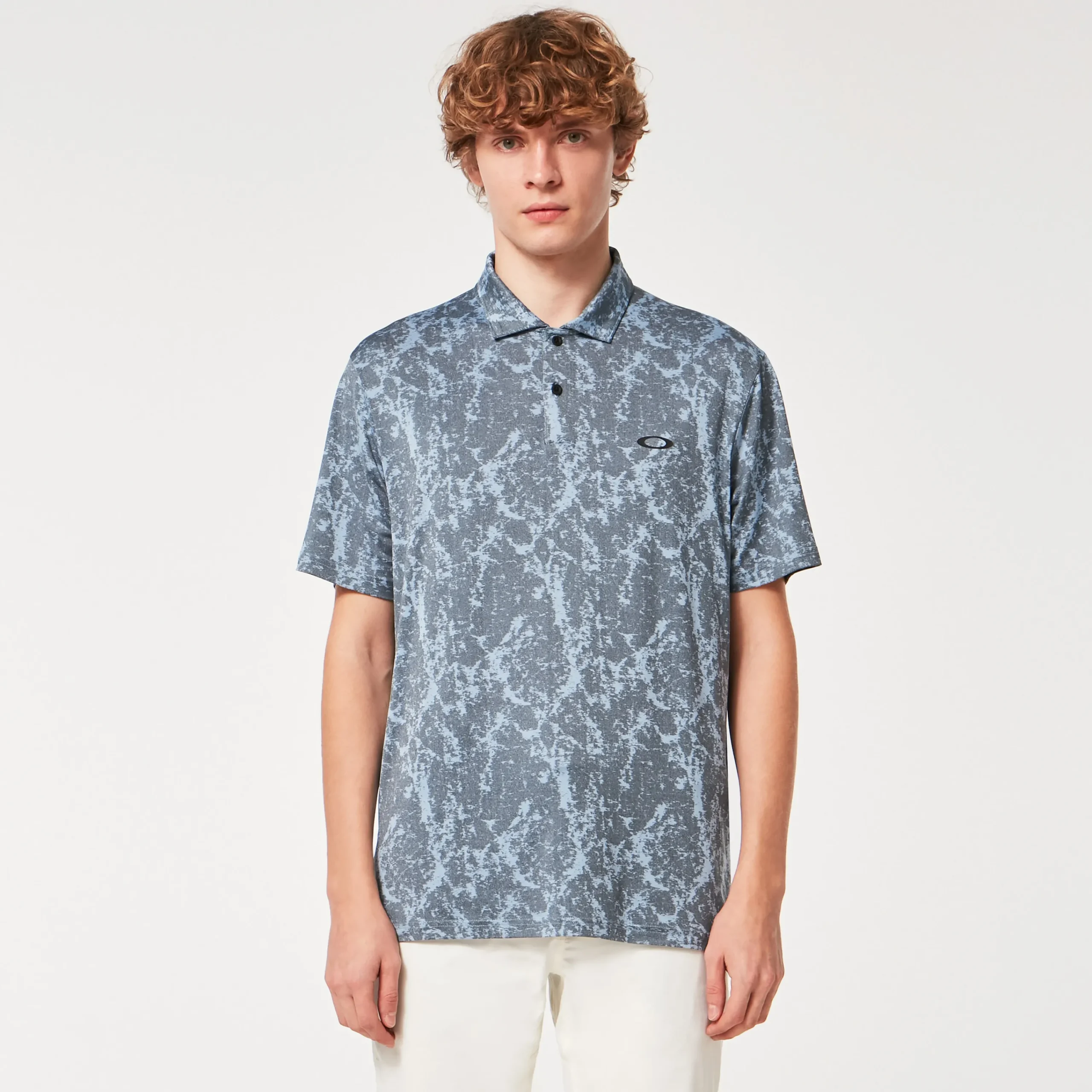 Outlet Marble Jaquard Herre Poloskjorter