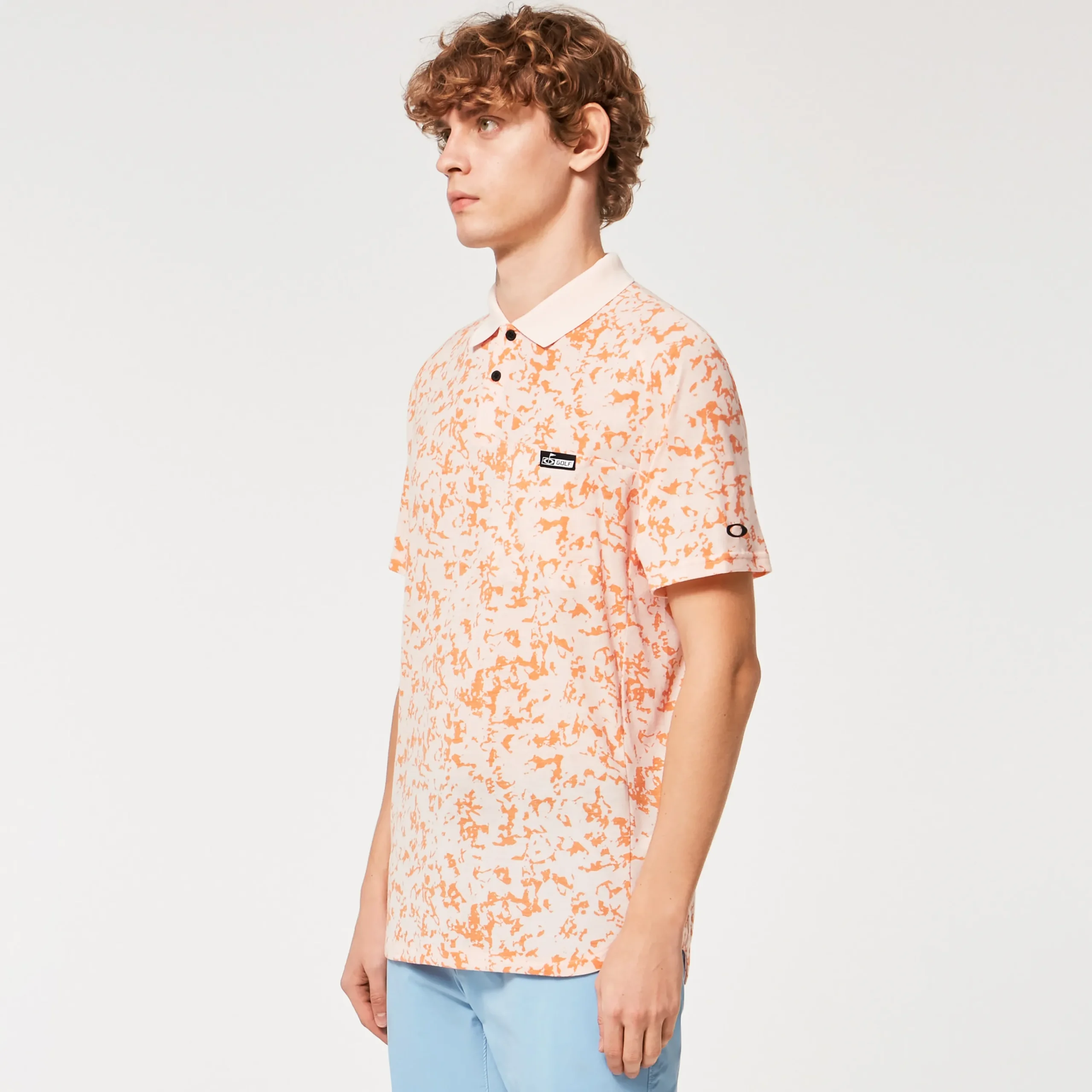 Outlet Sand Camo Panel Herre Poloskjorter