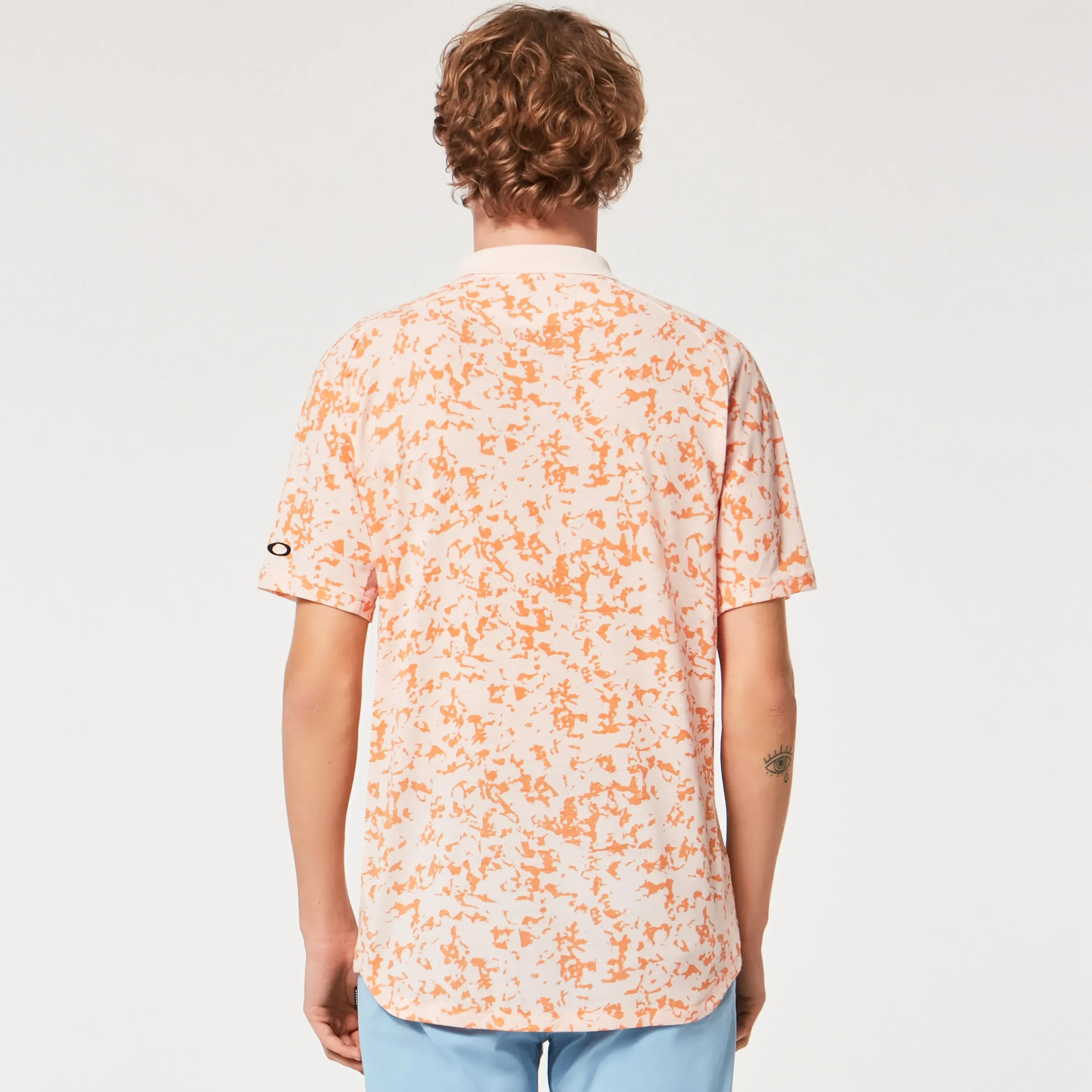 Outlet Sand Camo Panel Herre Poloskjorter