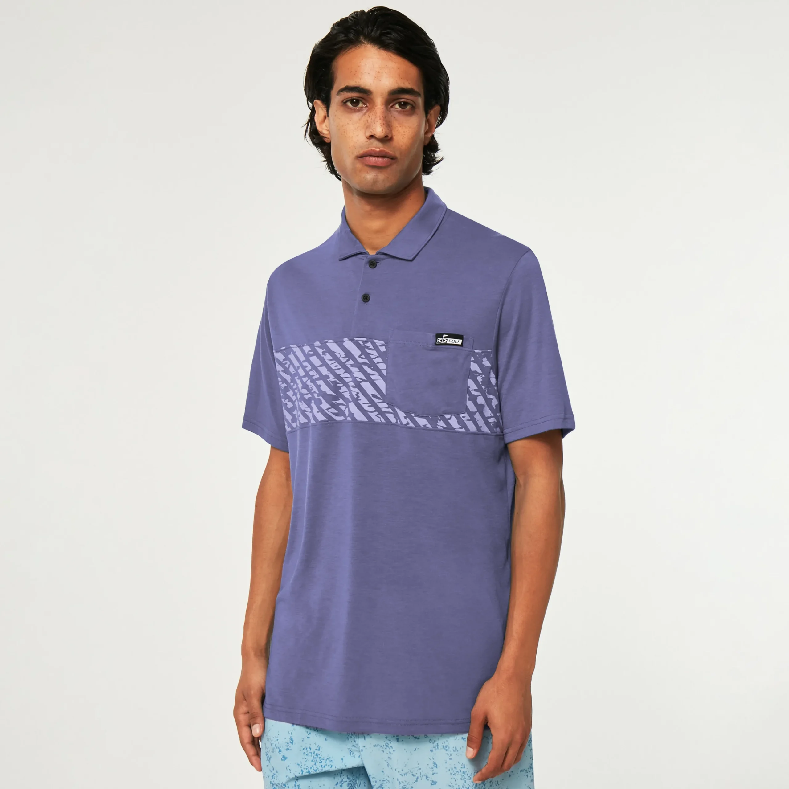 Cheap Sand Stripe Pocket Herre Poloskjorter
