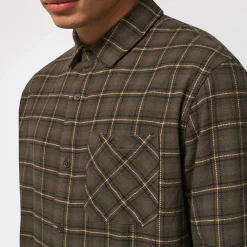 Discount Podium Plaid Ls Flannel Herre T-Skjorter