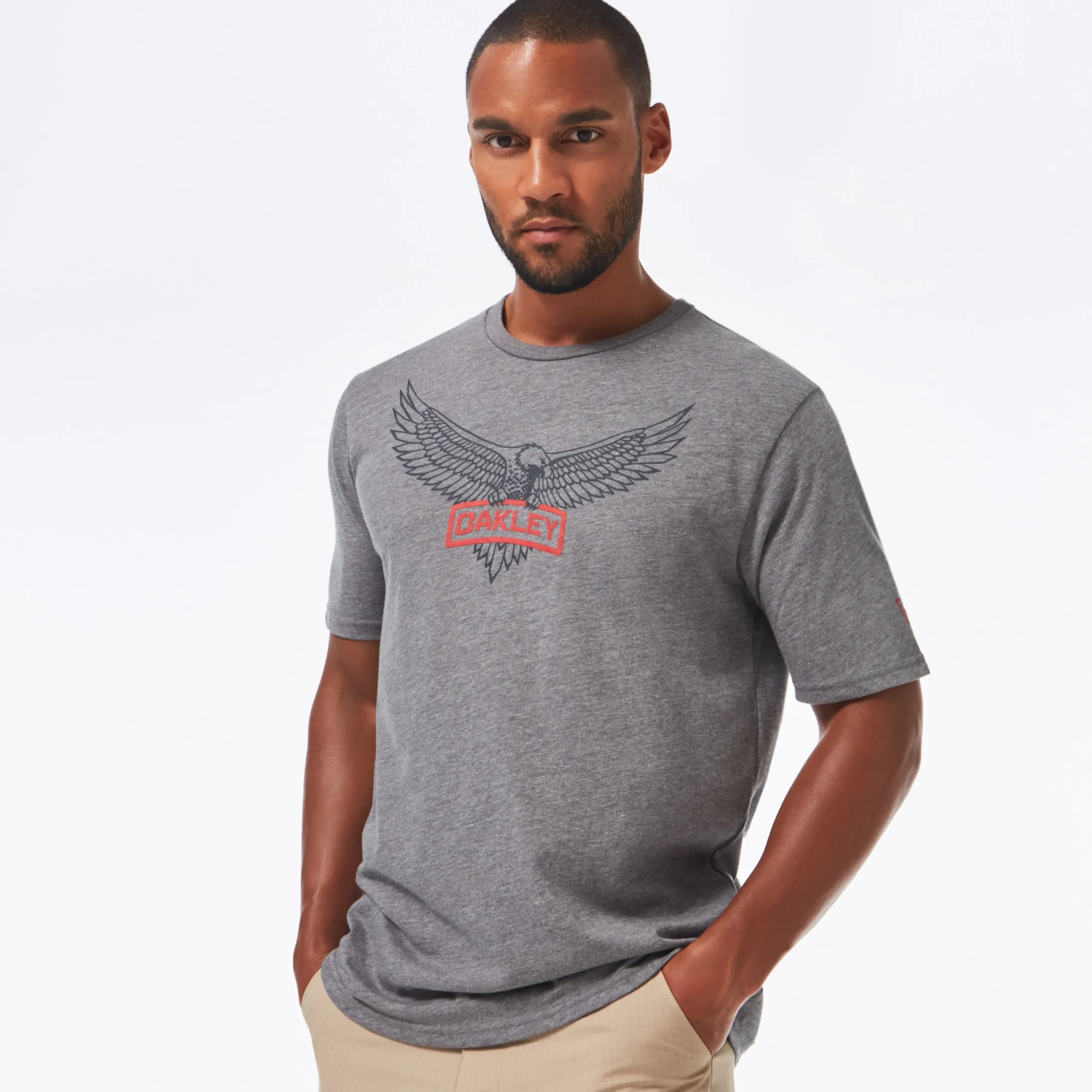 Cheap Si Eagle Tab Tee Herre T-Skjorter