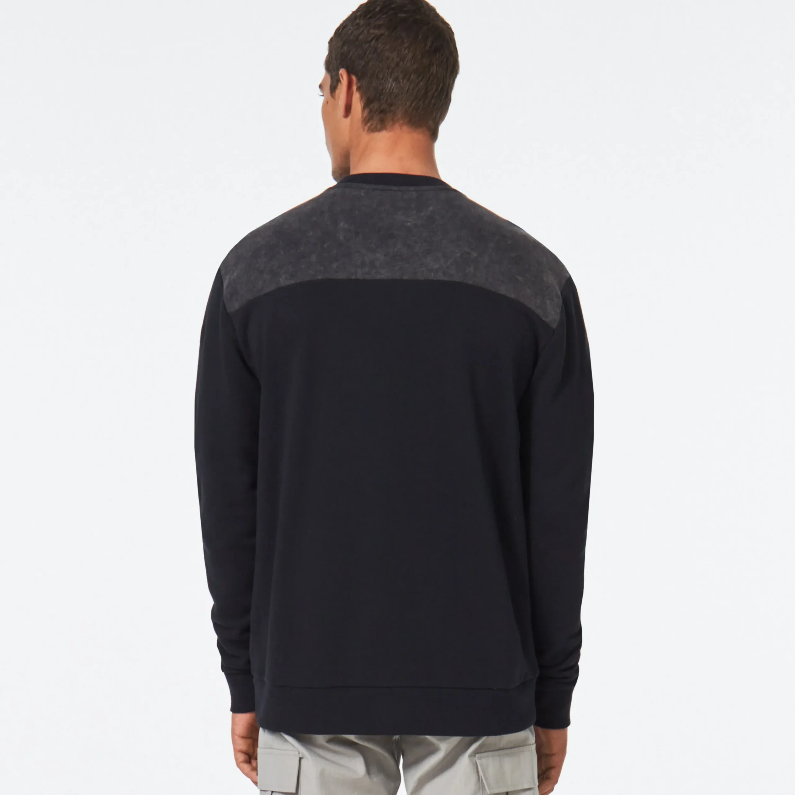 Flash Sale Soft Dye Crew Sweatshirt Herre Gensere Og Hettegensere