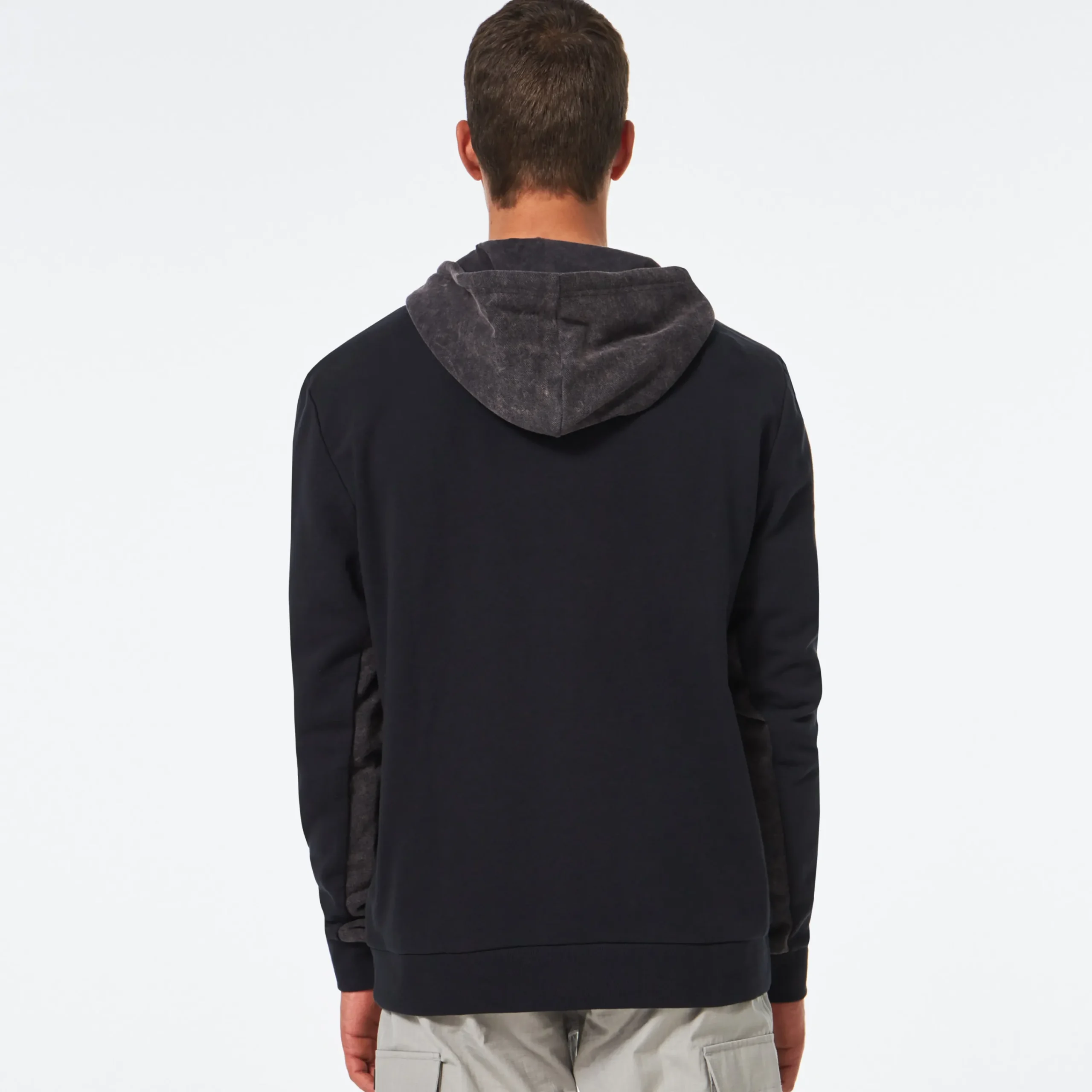 Cheap Soft Dye Po Hoodie Herre Gensere Og Hettegensere