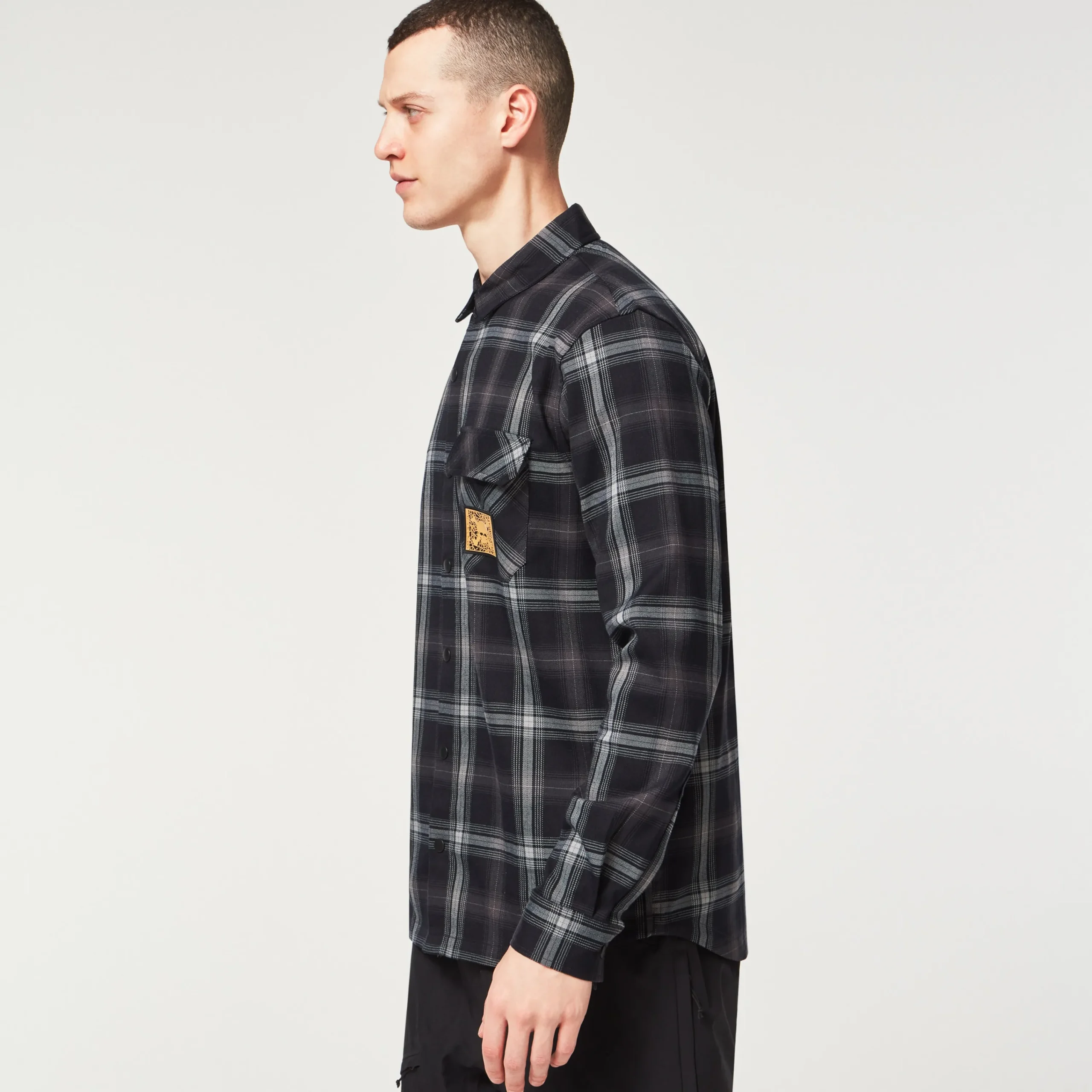 Outlet Tc Skull Flannel Shirt Herre T-Skjorter