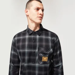 Outlet Tc Skull Flannel Shirt Herre T-Skjorter