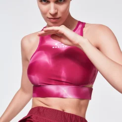 Discount Tie Dye Racerback Sports Bra Kvinner T-Skjorter